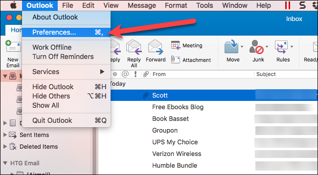 Show Separate Inboxes For Each Account In Outlook 2017 For Mac